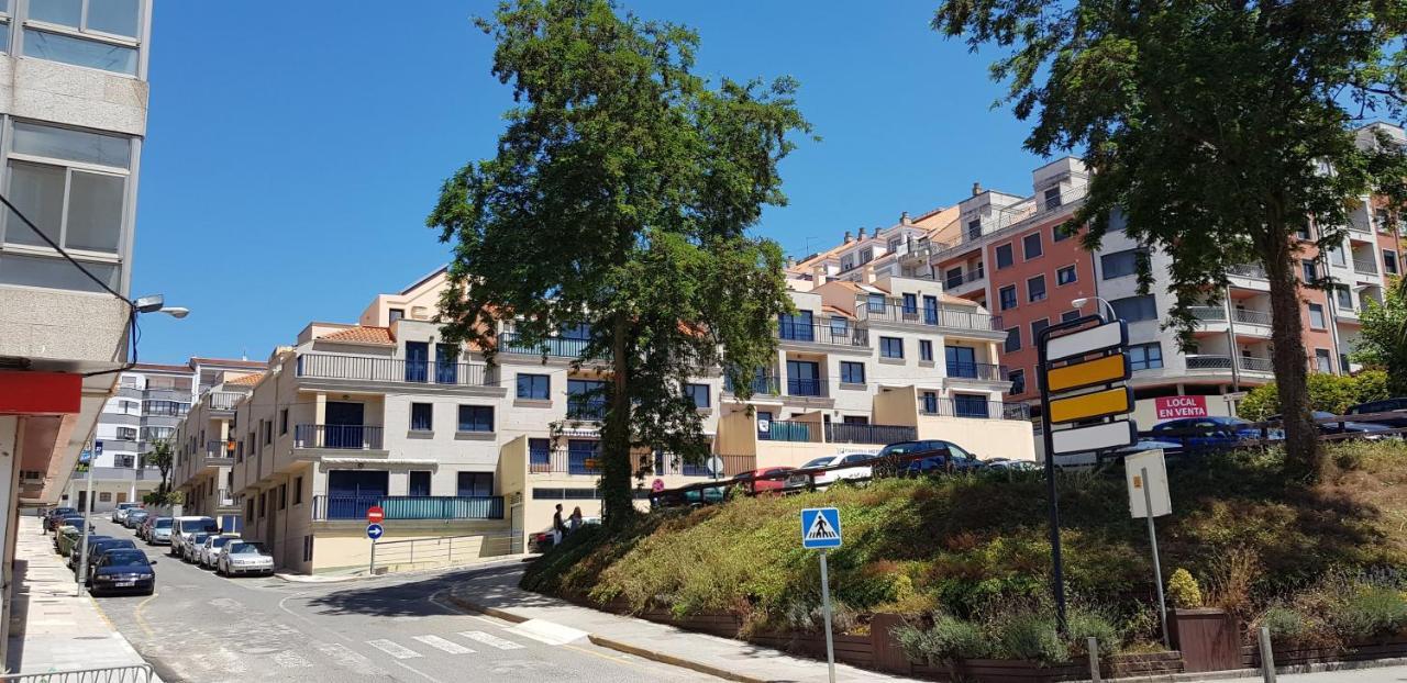 Piso Exterior A Escasos Metros De La Playa Panadeira Con Plaza De Garaje Apartman Sanxenxo Kültér fotó