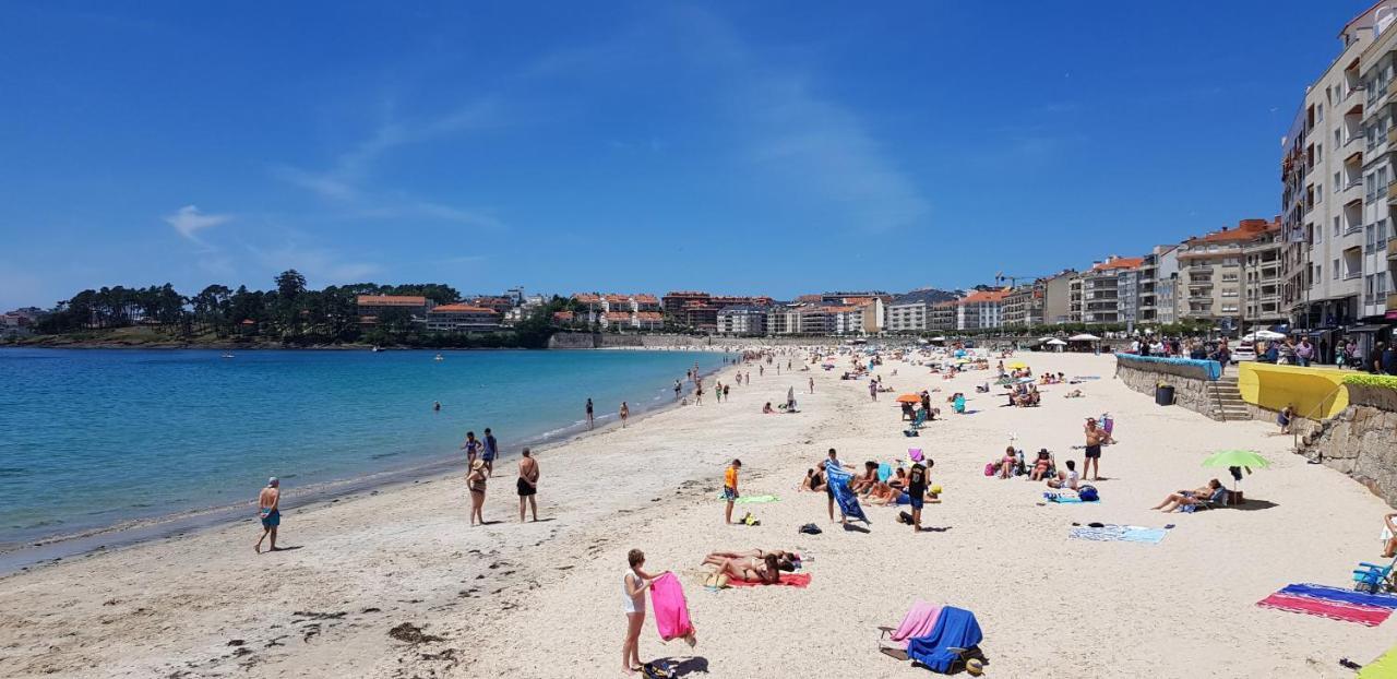 Piso Exterior A Escasos Metros De La Playa Panadeira Con Plaza De Garaje Apartman Sanxenxo Kültér fotó